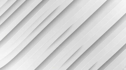 Poster - Abstract background featuring diagonal white stripes with subtle shadows and light gradients