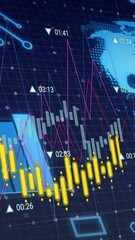 Poster - Animation of network of connections with diagrams over globe