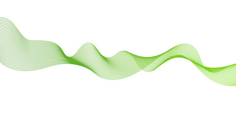 Aufkleber - Abstract green waves background,Abstract green wavy lines. Colorful vector background.green wave melody lines on white background,Abstract green wave lines pattern background. green wave lines frame,