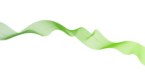 Aufkleber - Abstract green waves background,Abstract green wavy lines. Colorful vector background.green wave melody lines on white background,Abstract green wave lines pattern background. green wave lines frame,