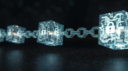 Digital blockchain technology with secure data locks