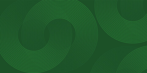 Poster - Abstract blue glowing geometric lines on dark blue background. Modern shiny blue circle lines pattern.