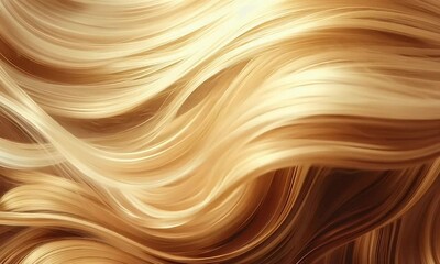 Fototapete - 
Abstract background with brown and beige colors, curved lines, flowing design, light and shadow effects,