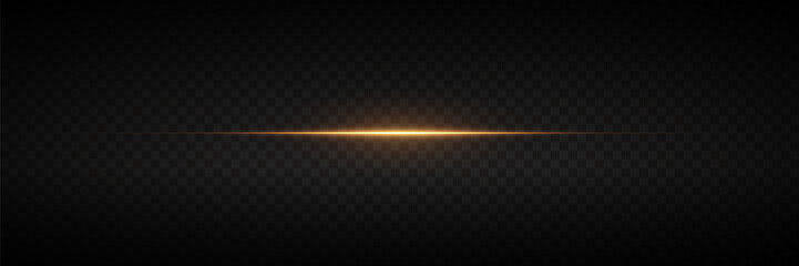 Wall Mural - glowing horizontal lines of light, laser flash.