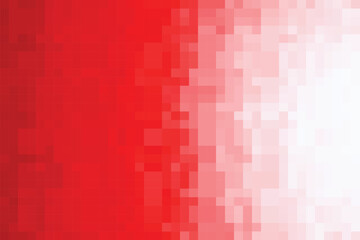 Poster - geometric pixels pattern mosaic red background vector illustration template web banner wallpaper poster