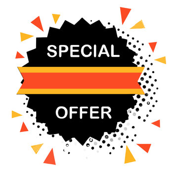 Vibrant Special Offer Banner sale discount