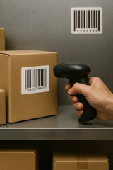 Poster - Efficient inventory management relies on scanning and tracking products to streamline business operations