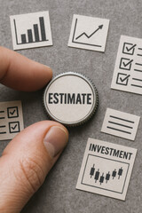 Poster - Careful evaluation and analysis are essential for sound investment decisions ensuring progress and goal achievement
