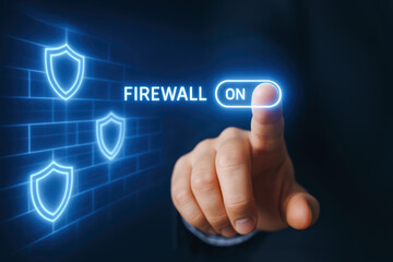 Poster - Engaging digital security is essential for businesses aiming to protect data and prevent cyber threats with advanced firewall systems