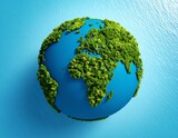 Green earth planet environment ecology globe nature
