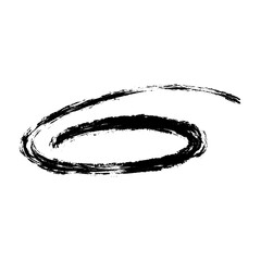 Poster - Hand-drawn brush strokes and doodle lines, oval and circular marker highlights, sketchy pen and pencil scribbles for underline or emphasis. Flat vector illustration isolated on white background.