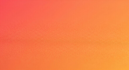 Poster - Blended warm tone background presents a vibrant orange to coral gradient on a textured surface creating depth and visual interest.