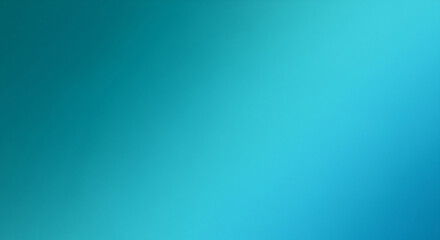 Poster - Smooth gradients of turquoise and cyan evoke feelings of serenity and calm, ideal for a refreshing visual experience.