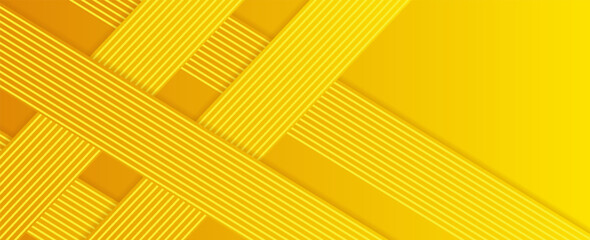 Aufkleber - Abstract yellow square shape with futuristic concept background. vector illustrations