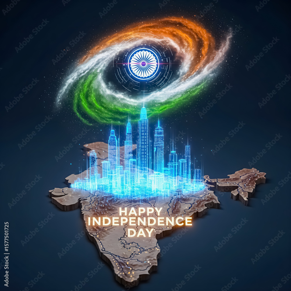 Happy Independence Day India Celebration with Patriotic Quotes ...