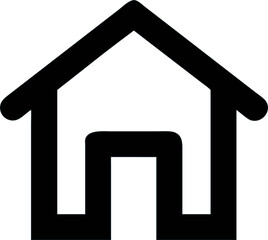 Fototapete - Home icon for web and apps. Includes filled, outline Perfect for homepage UI and real estate.