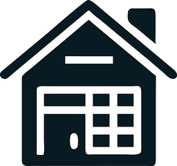 Poster - house and building symbols, perfect for web design and property illustrations