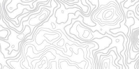 Poster - Topographic map background geographic line map with elevation assignments. Modern design with White background.