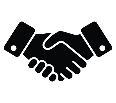 Corporate Success Handshake Symbol