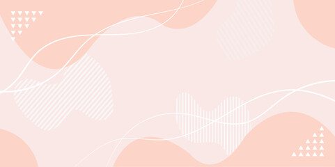 Poster - Modern background with abstract shapes.