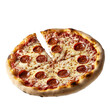© Muhammad - Fast Food Pizza Icon – AI-Generated Vector in Centered Composition. fast food pizza icon, AI-generated pizza vector, pizza slice illustration, centered pizza composition, vector pizza logo, digital