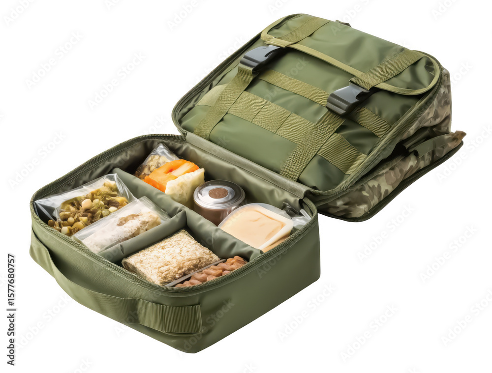 Photo Stock War MRE pack isolated PNG military ready meal PNG soldier ...