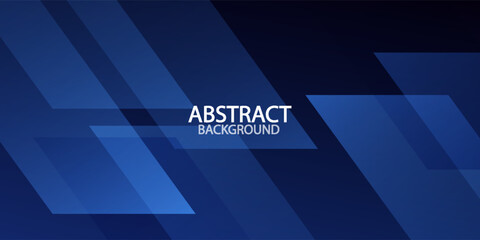 Poster - Blue abstract geometric background. Vector illustration. Eps 10