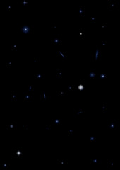 Wall Mural - galaxy in a free space.