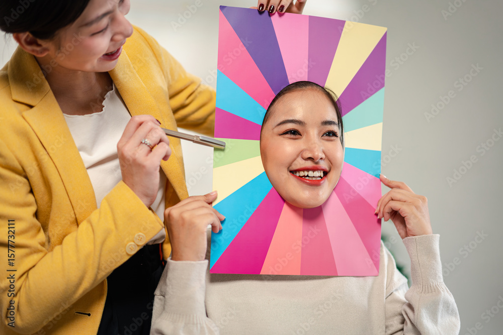 Skin Color Analysis Consultation Personal Color Analysis Session for Adult Woman: Choosing ...