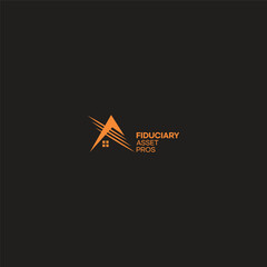Poster - F letter logo and abstract logo , house logo design