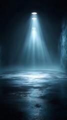 Poster - Dramatic interplay of light and shadow creates a captivating atmosphere emphasizing depth and