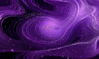 Aufkleber - A purple background with swirling lines and dots, representing the complex nature of artificial intelligence technology.