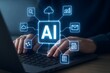 © ARdesignAi - Artificial intelligence network connecting various digital services and data points