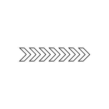 Clean, minimalist graphic of multiple stylized arrows pointing right, perfect for website headers, social media posts, or digital artwork.