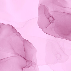 Poster - Soft Pink Watercolor Blending Abstract Art
