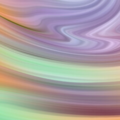 Poster - Abstract Swirls of Soft Pastel Colors Flowing in a Gentle Movement