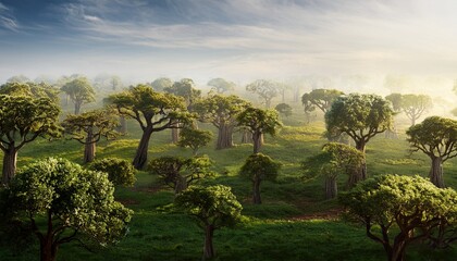 imagine a forest where the trees migrate