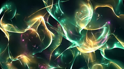 Poster - Shiny light abstract background with flowing colors and dynamic shapes for creative design projects, shiny light abstract background seamless