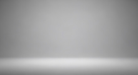 Poster - Neutral gray gradient studio backdrop. Clean, simple background for product photography or portraits