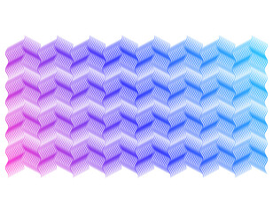 Poster - Soft rainbow color. Linear wave background, pattern. Design elements. Polygonal lines. Guilloche. Protective layer for banknotes, diplomas and certificates template jpg