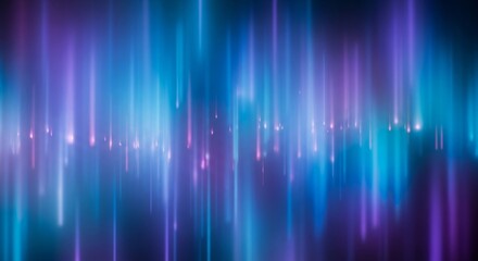 Poster - Abstract Light Beams Background - Vibrant blue and purple light beams create a dynamic and energetic abstract background. Ideal for websites, presentations, and design projects