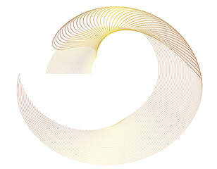 Poster - Colors lines created using Blend Tool. Vector  report cover page jpg Design elements on white background isolated, design template for text. Creative art. Abstract wavy stripes