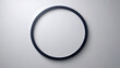 © MdEkramul - A simple blue circular frame isolated on a clean white background