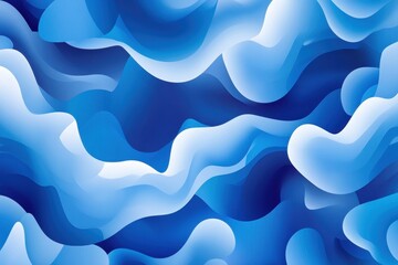 Poster - Abstract blue clouds pattern creating a seamless background for artistic designs and projects, abstract blue clouds background, seamless