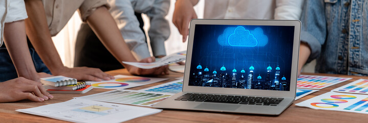 Poster - Cloud computing software for brisk remote work and personal data storage