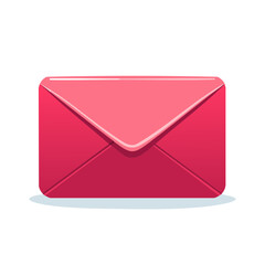 Poster - Red Envelope Design Illustration for Communication Message Correspondence or Valentine Card