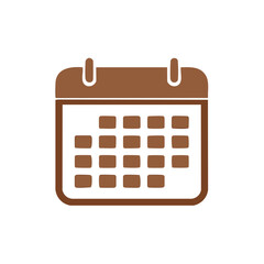 Poster - Iconic calendar design with marked dates for event planning or scheduling