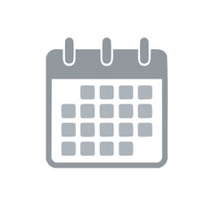 Poster - Calendar Icon Vector Illustration, Organizer Symbol, Date Reminder, Schedule Appointment