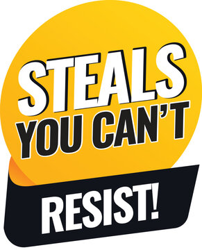Yellow graphic element featuring the bold text 