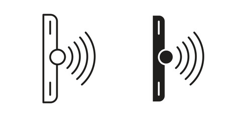 Infrared icon vector design, perfect for website ui designs